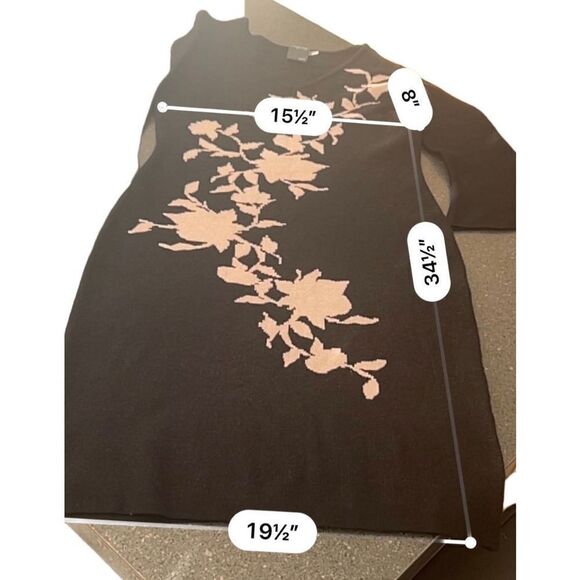 Gabby Skye Striped Long Sleeve Bodycon Sweater Dress Size Medium - Picture 6 of 6